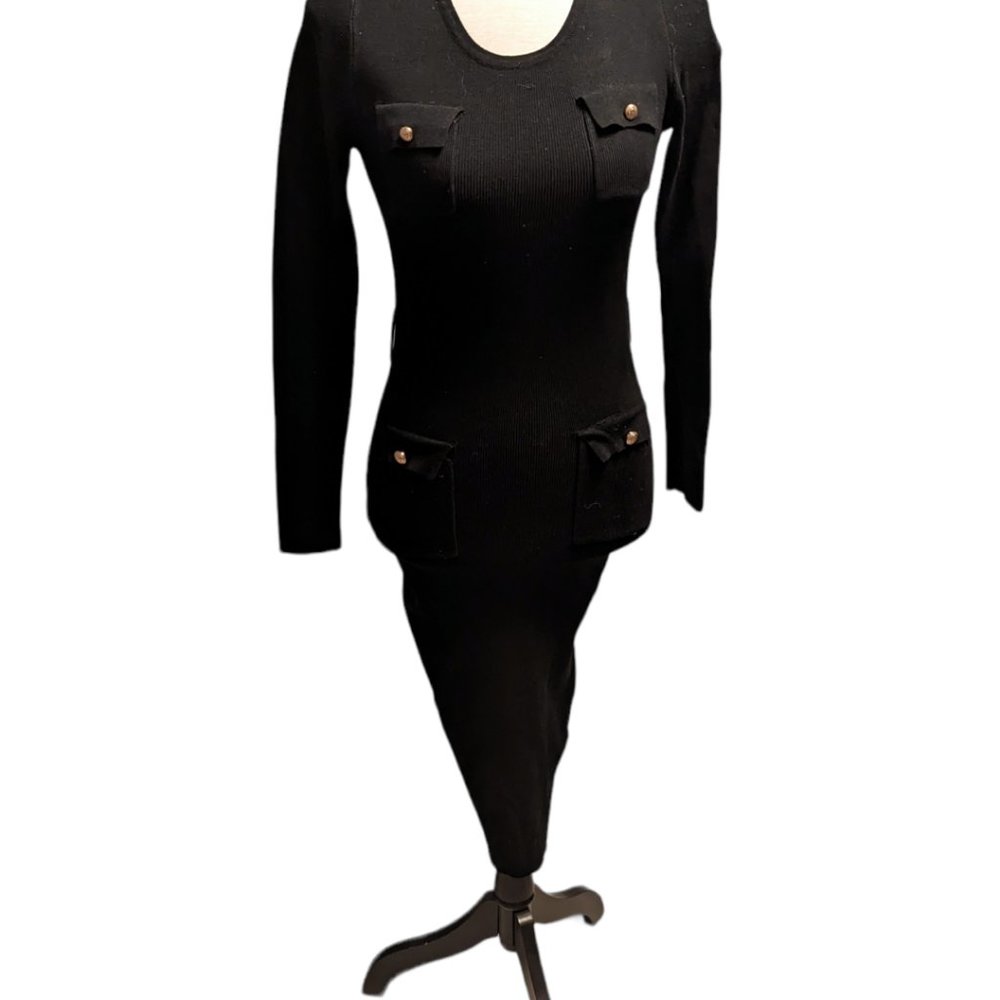 Hera Collection Tight Black Dress Size: Medium